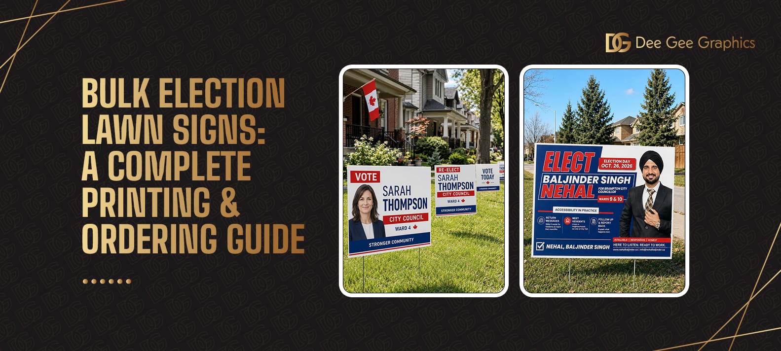 Bulk Election Lawn Signs: A Complete Guide for Political Campaigns — Dee Gee Graphics
