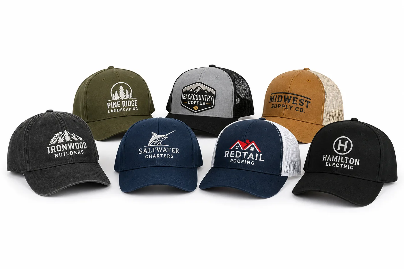 Custom hat and cap embroidery printing