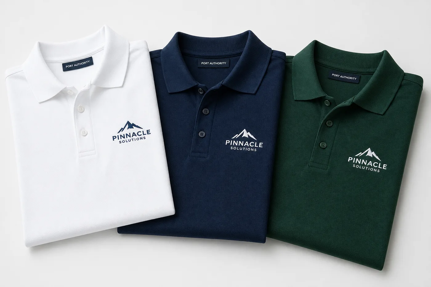 Custom polo shirt embroidery and printing