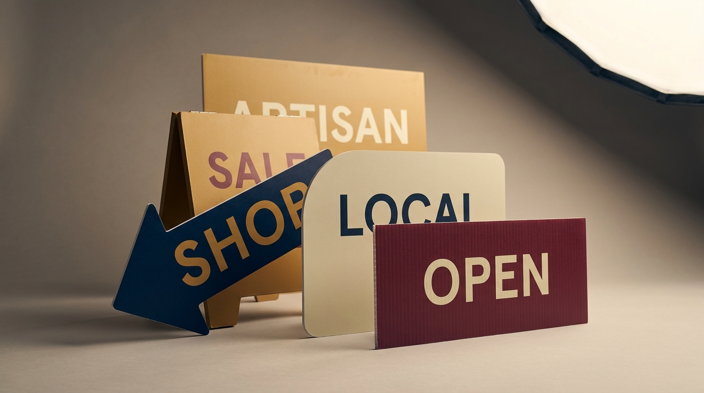 Fully customized campaign signage built to a candidate’s branding