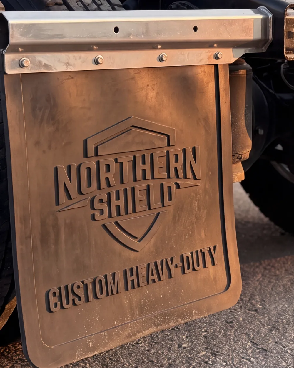 Custom mud flap printing and production process