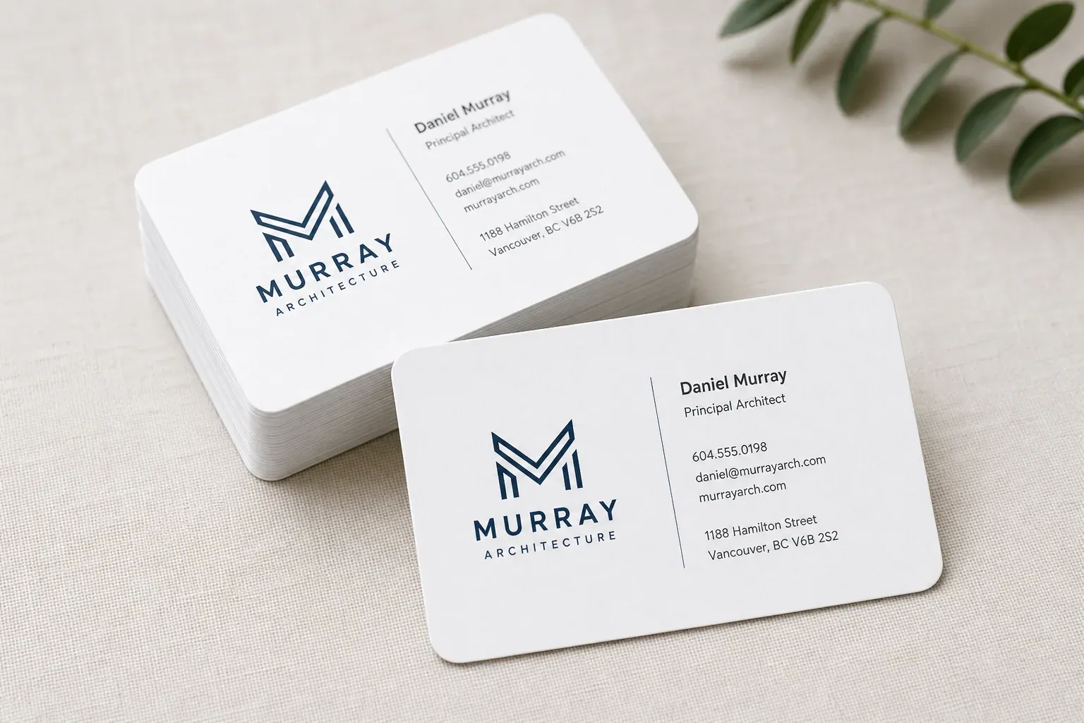 14pt Matte Business Cards
